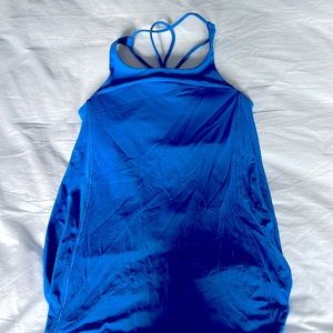 Lululemon mesh tank with built-in sports bra